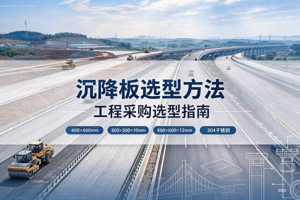 仁怀沉降板选择方法