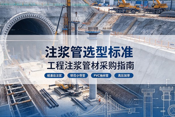 仁怀注浆管选型标准