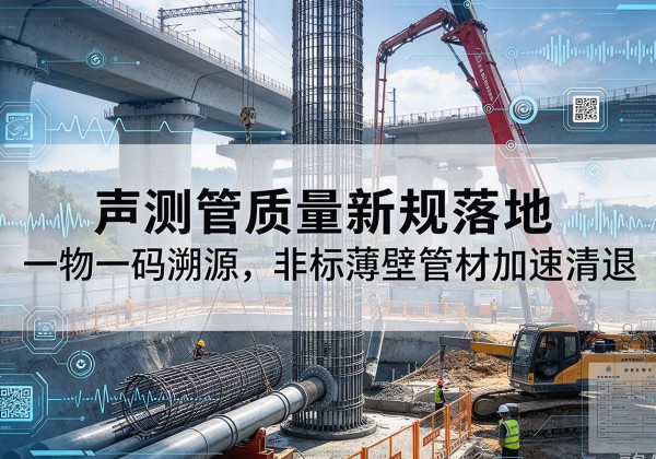 仁怀声测管质量新规落地，一物一码溯源，非标薄壁管材加速清退