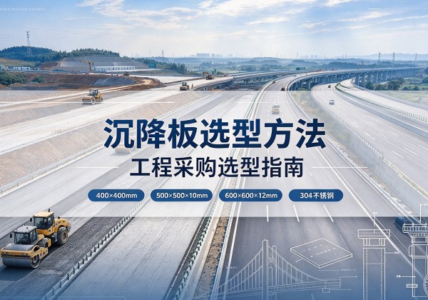 仁怀沉降板选择方法